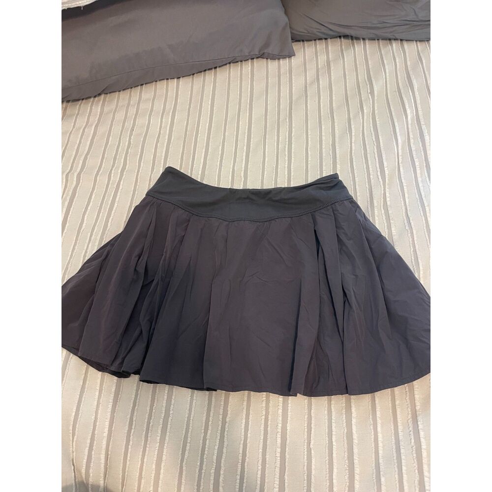 Dark Grey Athletic Skort Pleated Size Medium